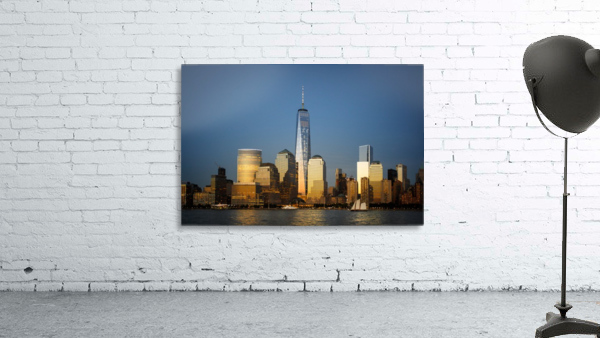 Manhatten Skyline Wall Preview