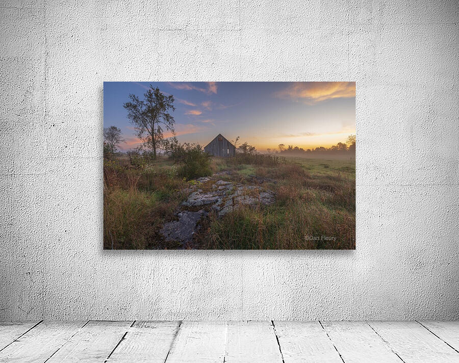 Misty Barn Wall Preview