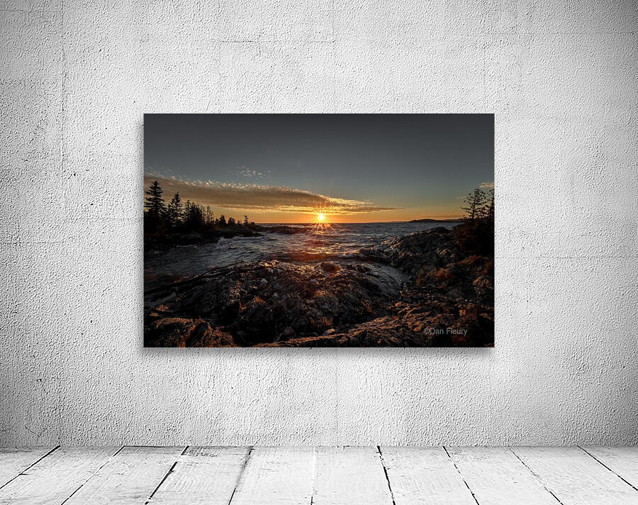 Rocky Sunset Wall Preview