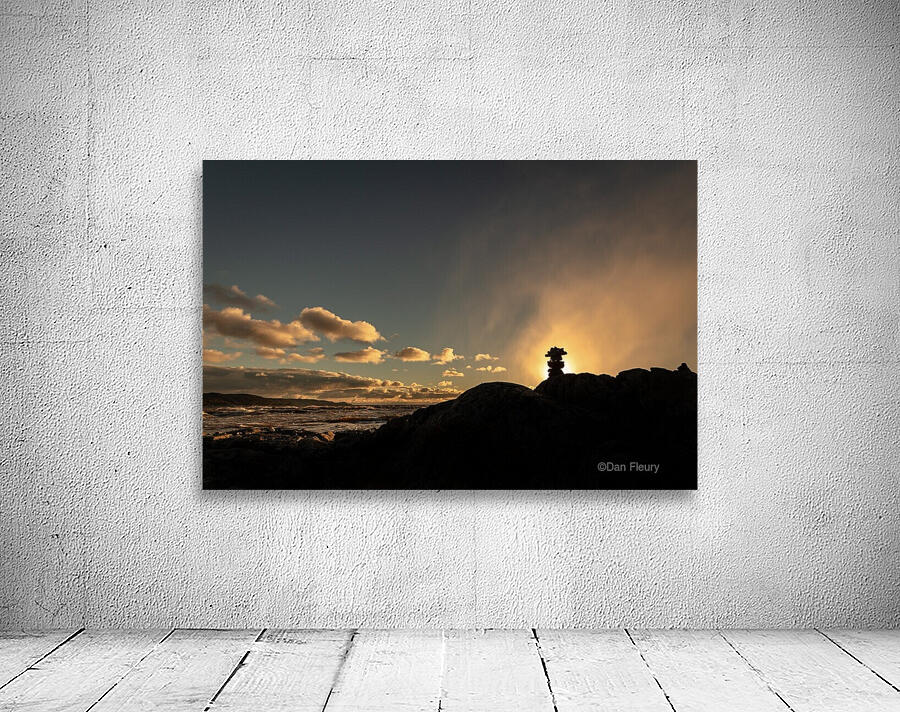 Sunset Cairn Wall Preview