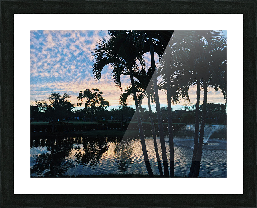 Sunset Picture Frame print