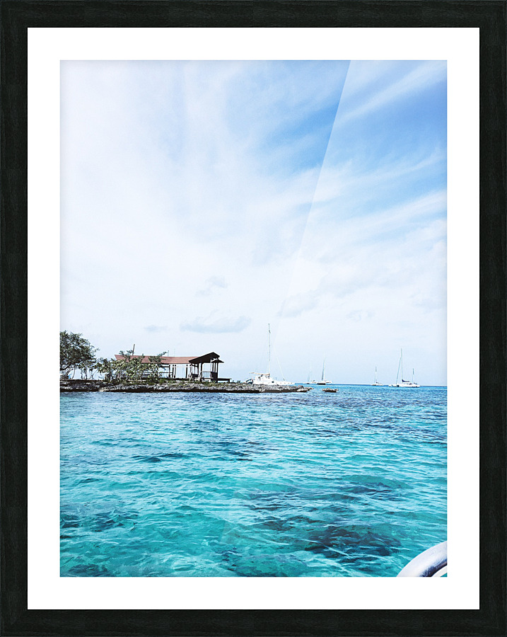 Catamaran View Picture Frame print