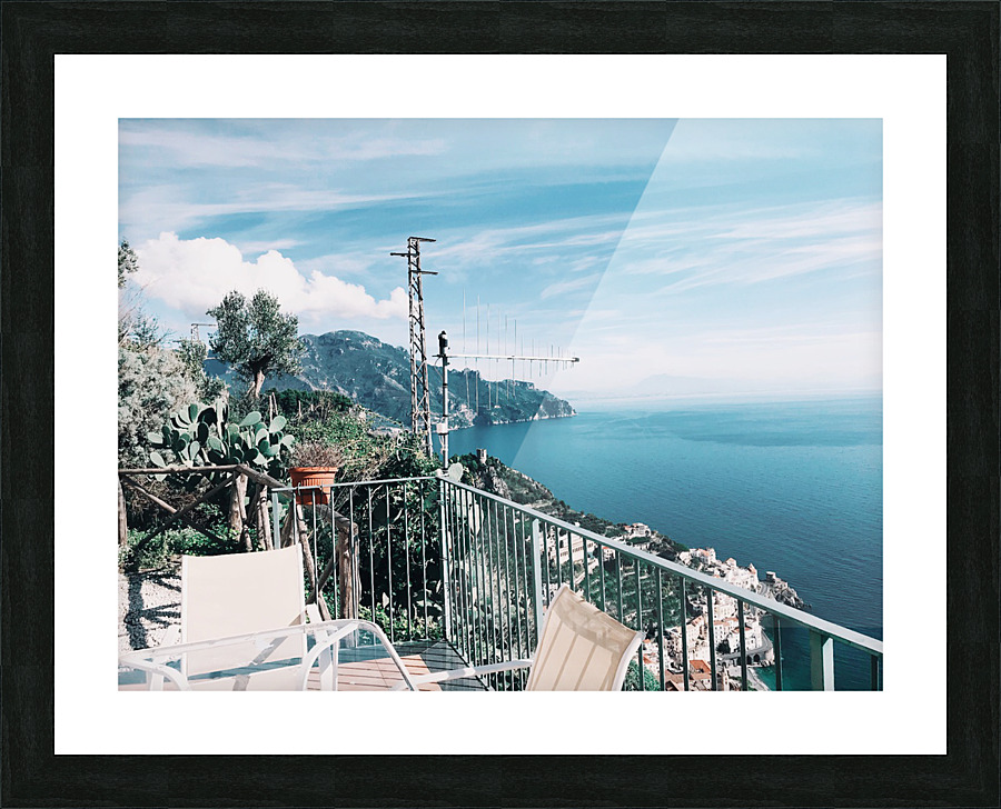 Amalfi View Picture Frame print