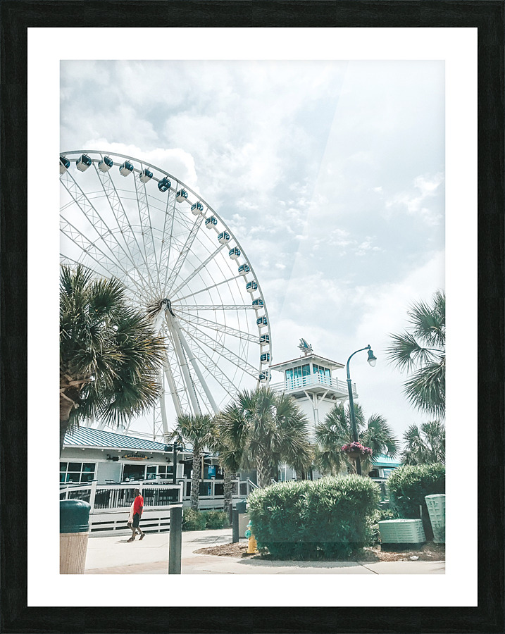 Ferris Wheel Picture Frame print