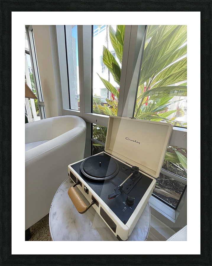 Record Player Picture Frame print