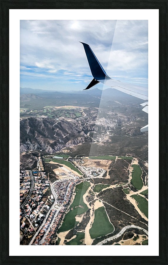 Landing Picture Frame print