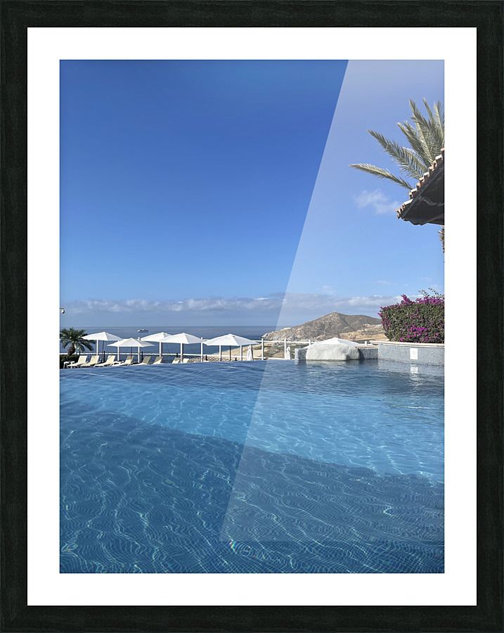 Sky Pool Picture Frame print