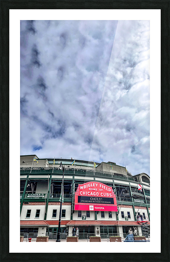 Wrigley Field Picture Frame print