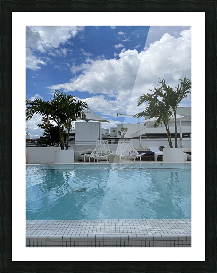 Miami Hotel Picture Frame print