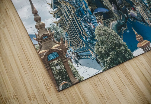 Blue Temple Kerry Elaine Photography puzzle