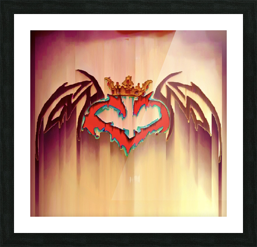 Heartless Picture Frame print