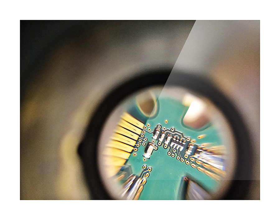 Macro tech Picture Frame print