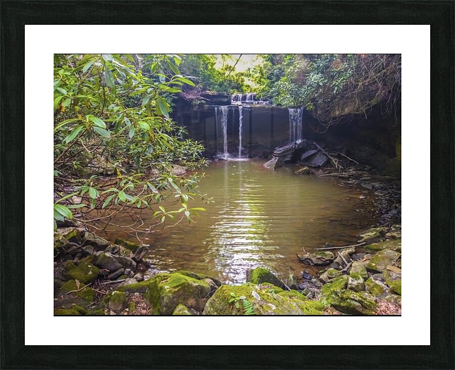 Waterfall Picture Frame print
