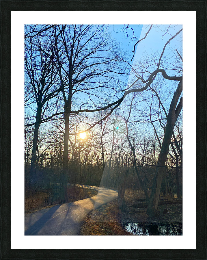 A Nice Walk Picture Frame print