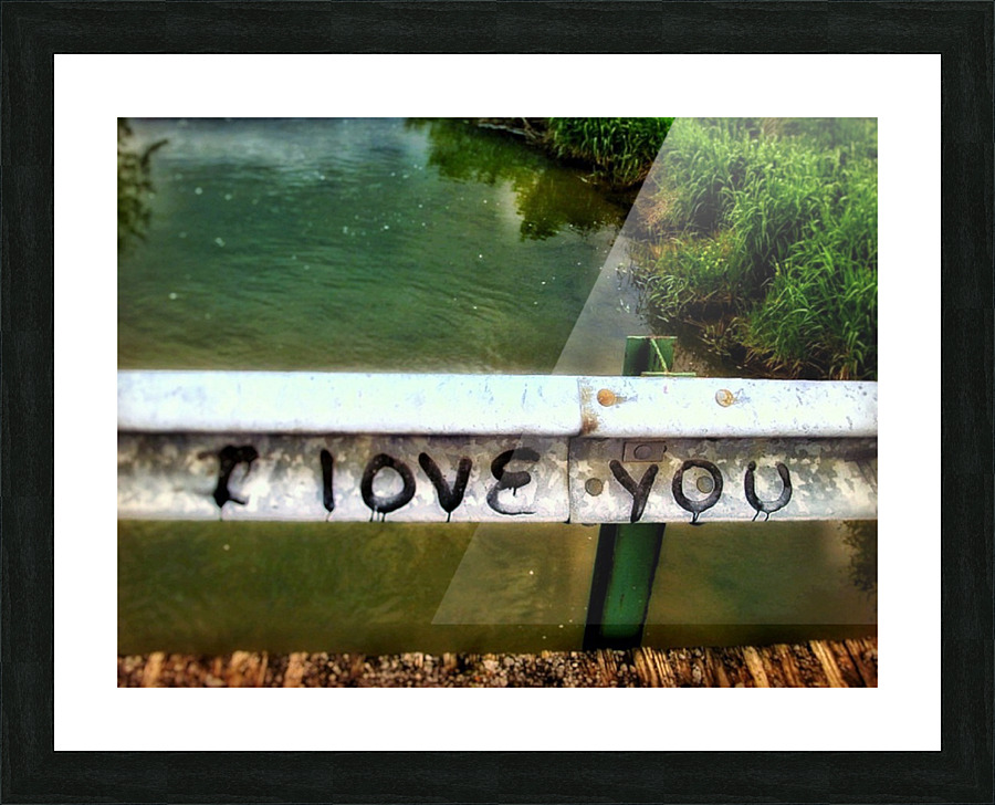 I 3 u Picture Frame print