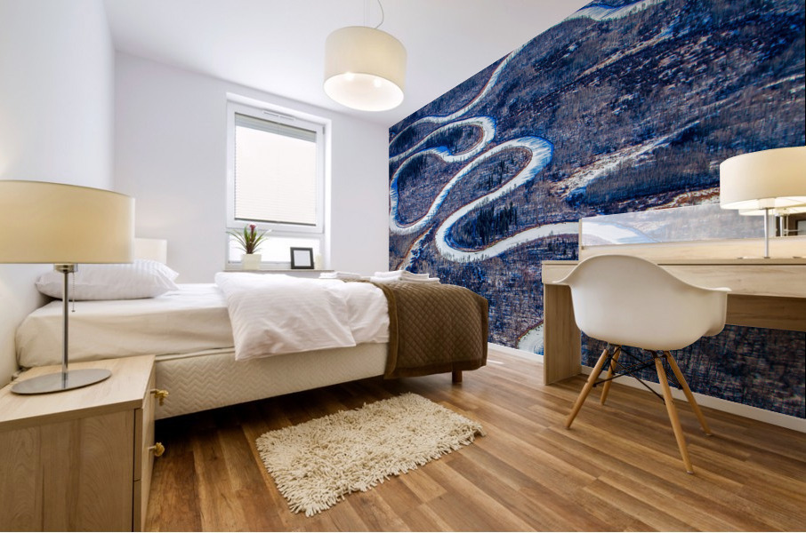 Christina River Mural print