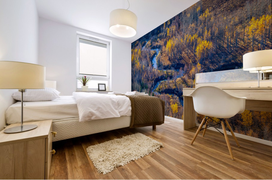Winding Stream Mural print