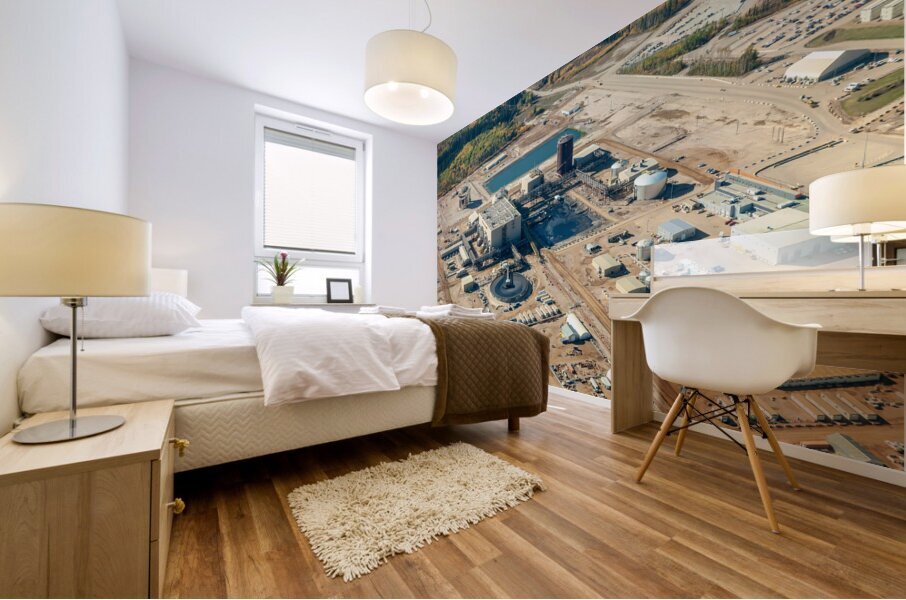 CNRL Jackpine 2014 from east. Mural print