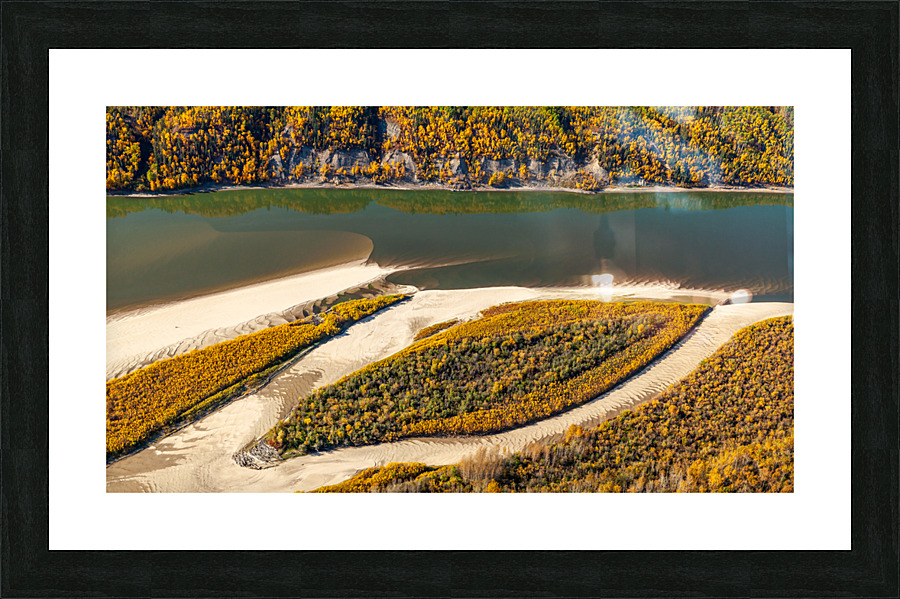 Athabasca Sandbars Picture Frame print