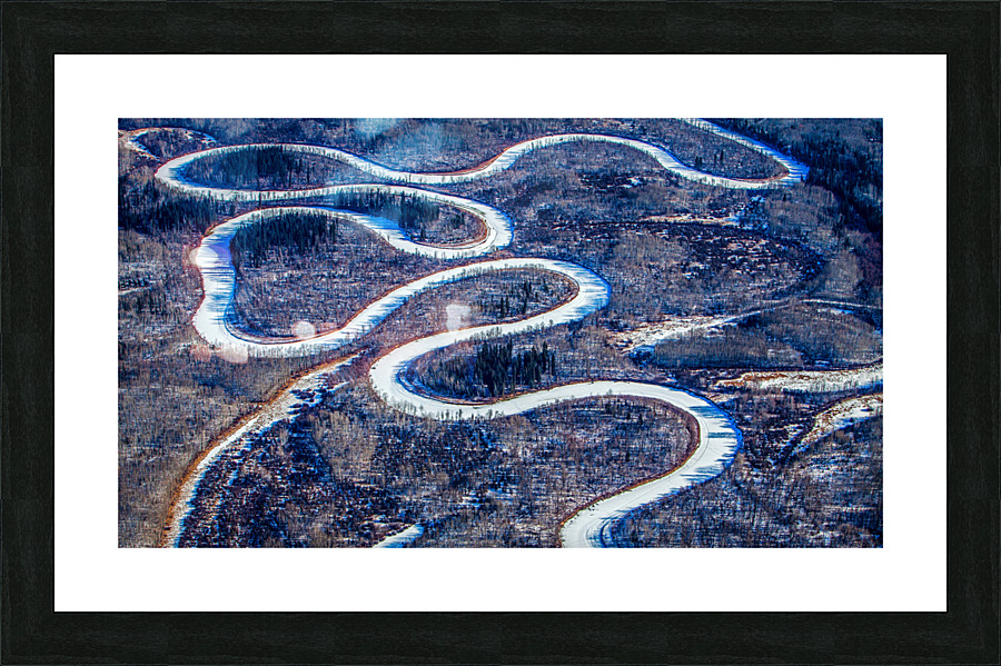 Christina River Picture Frame print