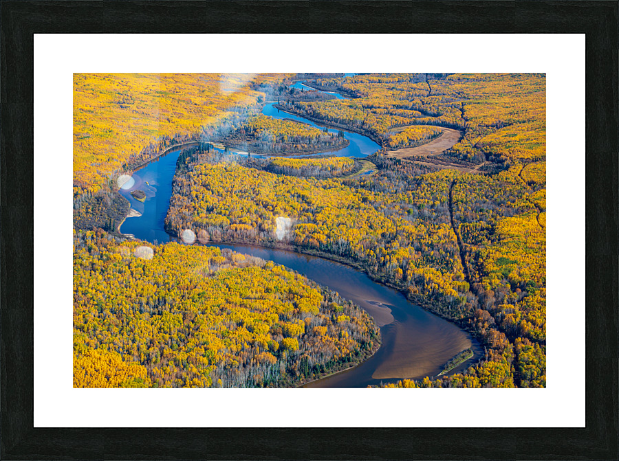 Clearwater River in Fall Picture Frame print