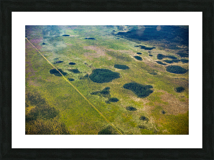 Aerial Patterns Picture Frame print