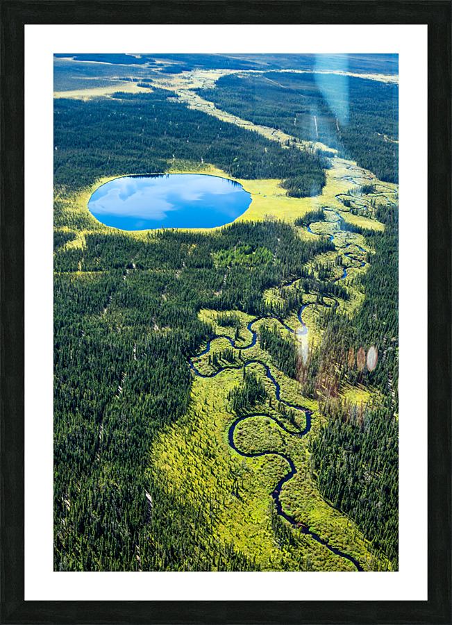 Lake and Stream Picture Frame print