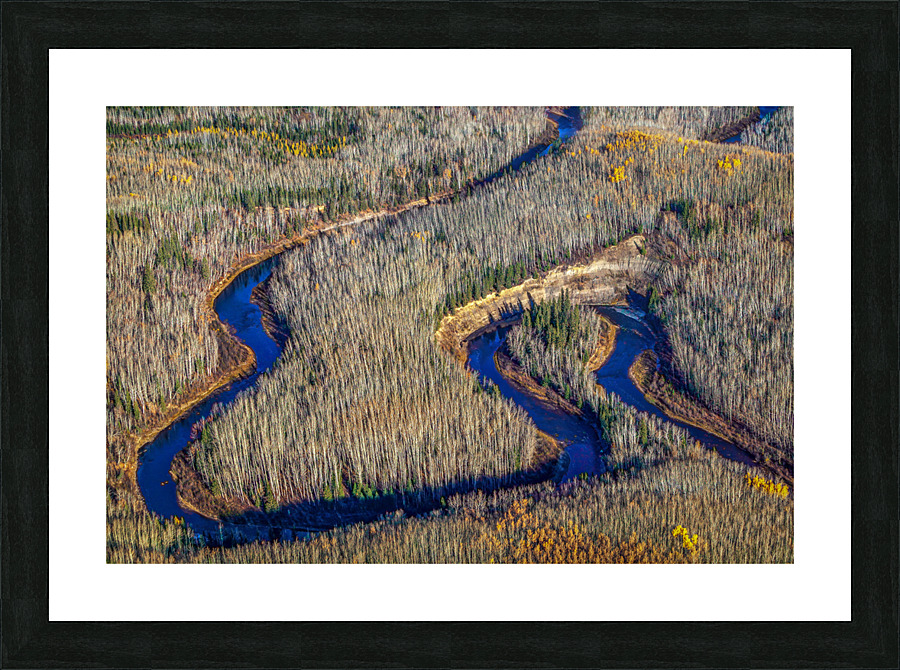 MacKay River Picture Frame print