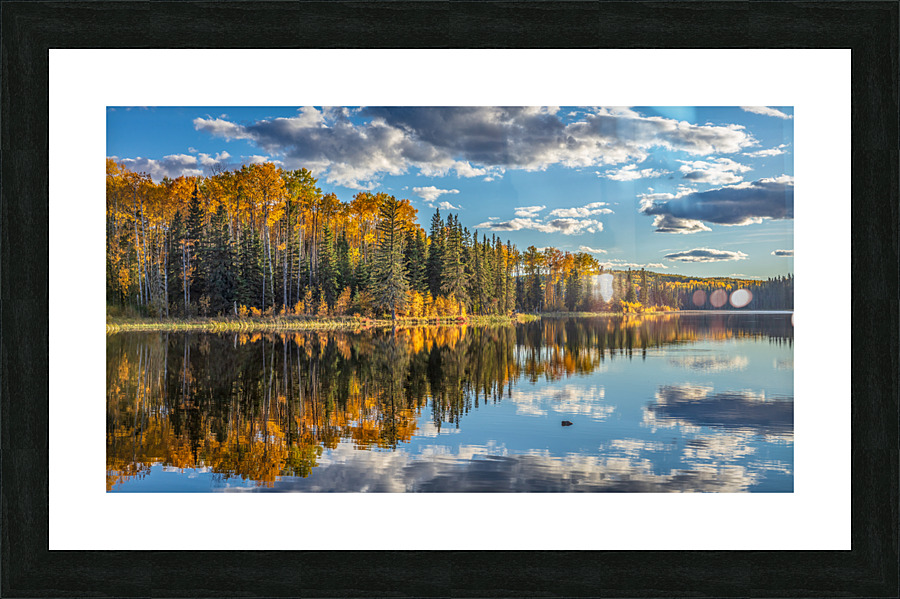 Engstrom Lake Picture Frame print