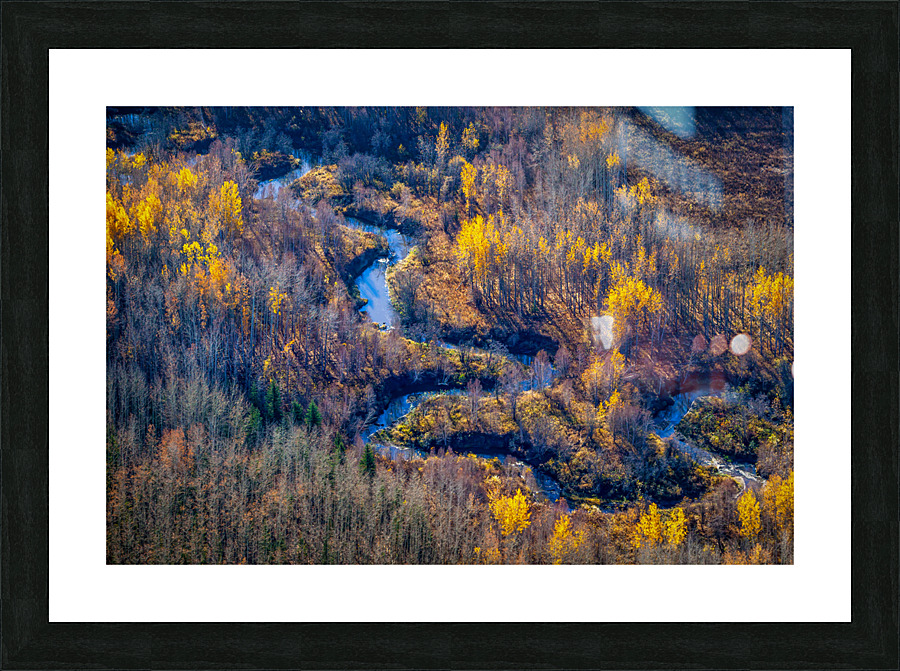 Winding Stream Picture Frame print