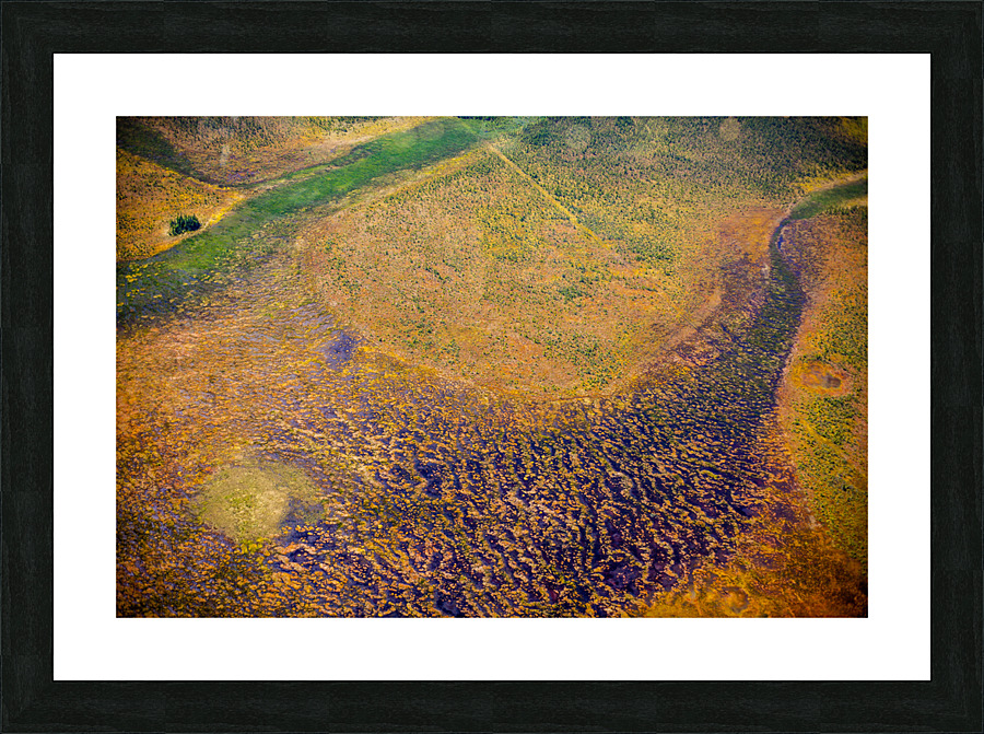 Natural Oilsands Picture Frame print