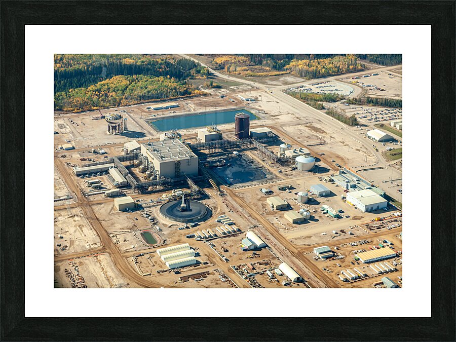CNRL Jackpine 2014 from east. Picture Frame print