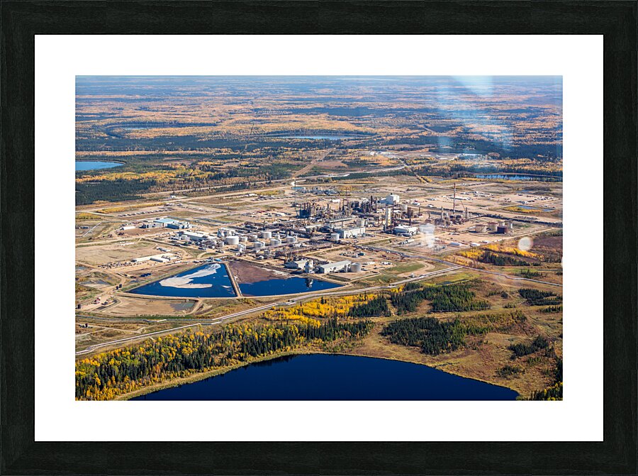 CNOOC Nexen 2014 from west. Picture Frame print