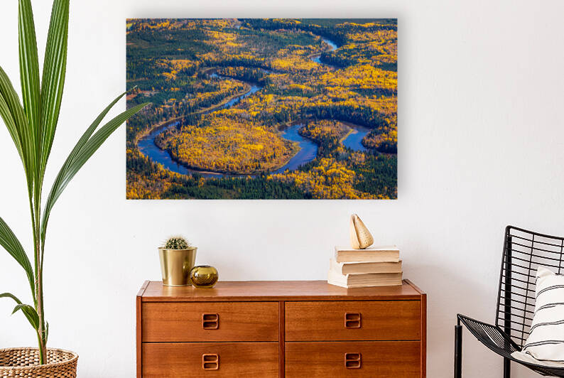 Christina River in Autumn by Rick Boden