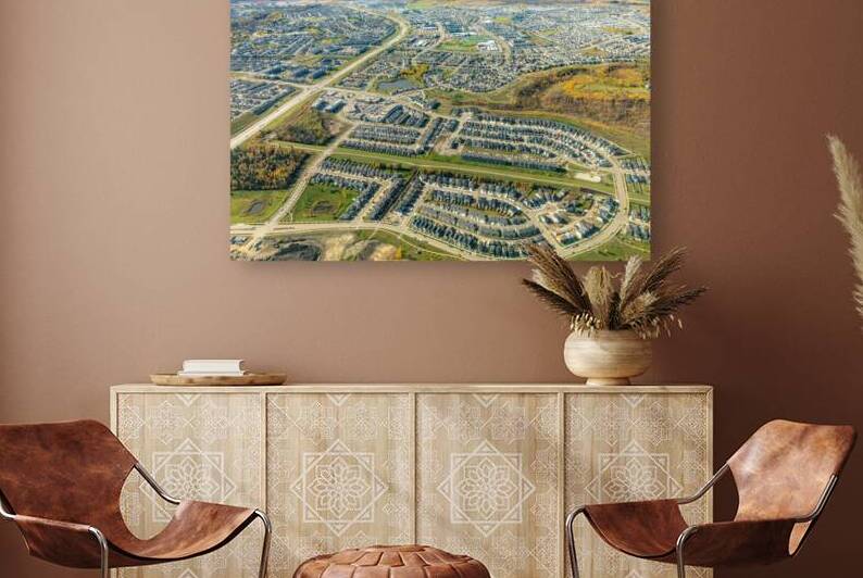 Confederation Way looking South 2020 by Rick Boden