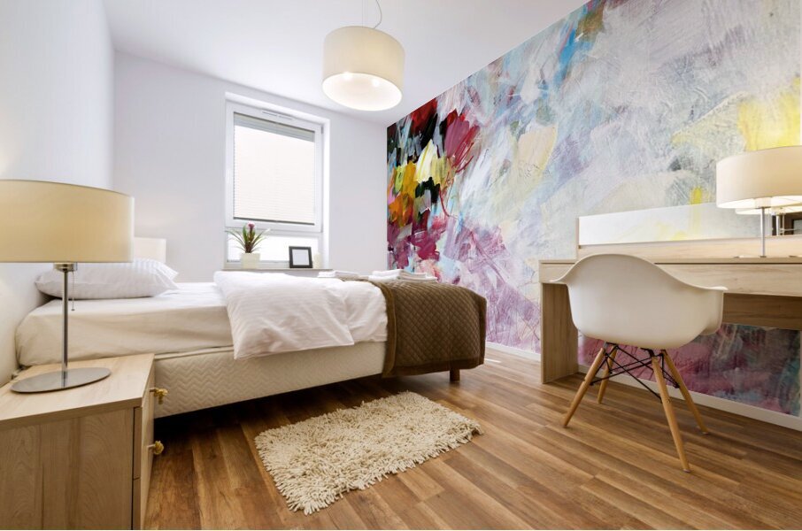 Blossoms from Beyond Mural print