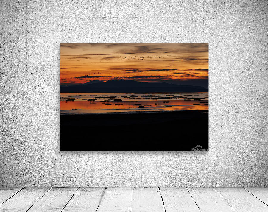 Antelope Island Sunset Wall Preview
