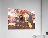 At the table Acrylic Print