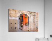 Israel Jerusalem old narrow streets of Nahlaot historic neighborhood with many small synagogues Acrylic Print
