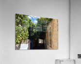 Israel Jerusalem old narrow streets of Nahlaot historic neighborhood with many small synagogues Acrylic Print
