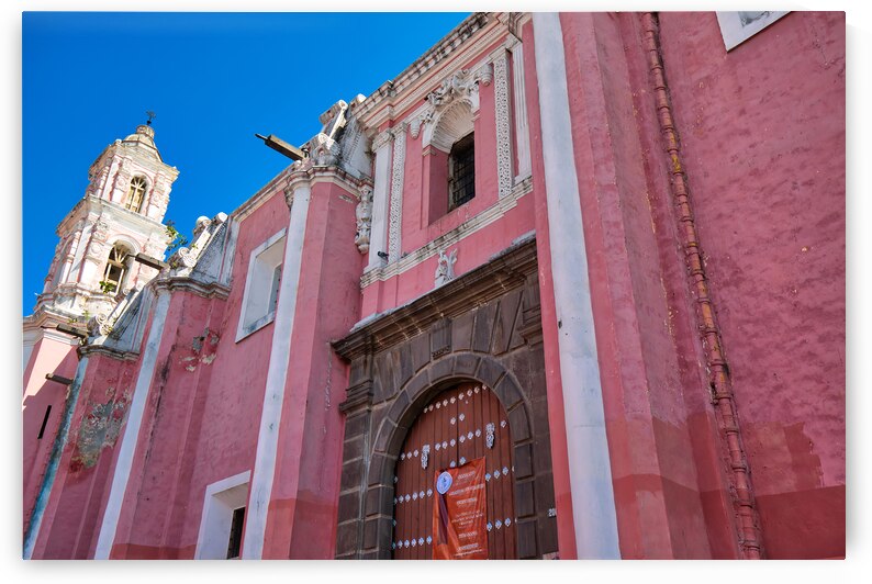 Puebla Mexico 20 April 2018: Colorful colonial Puebla streets  by Elijah Lovkoff