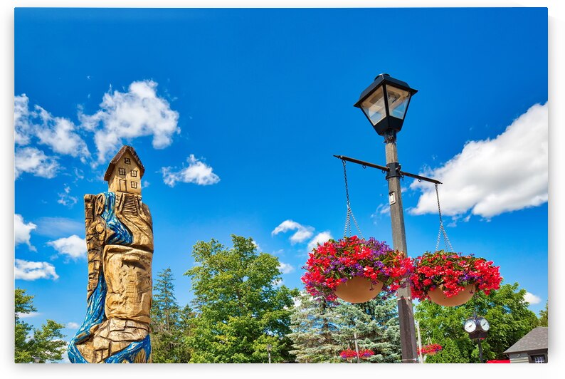 Kleinburg Ontario Canada 9 June 2019: Kleinburg an unincorporated village in the city of Vaughan Ontario Canada by Elijah Lovkoff