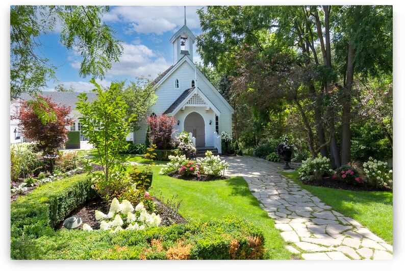 Scenic streets of Kleinburg an unincorporated village in the city of Vaughan Ontario Canada by Elijah Lovkoff