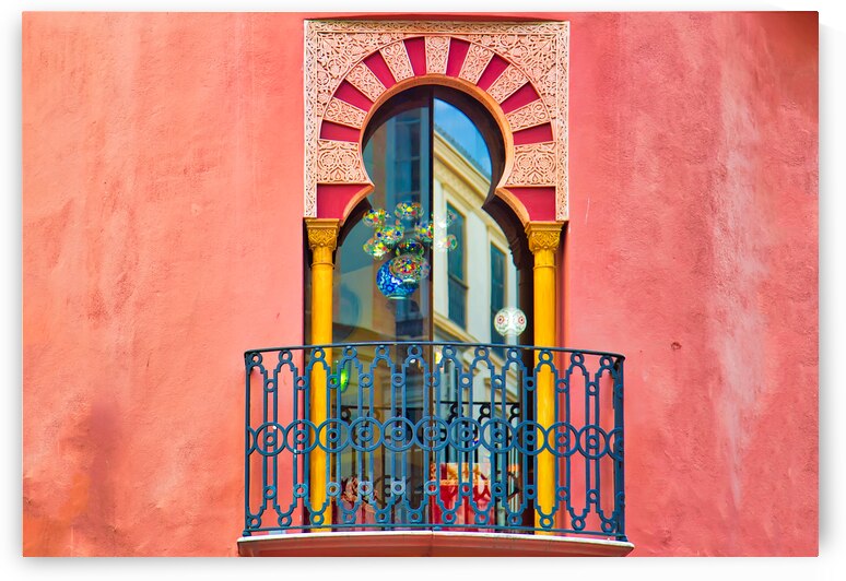 Malaga scenic old streets of historic city center by Elijah Lovkoff