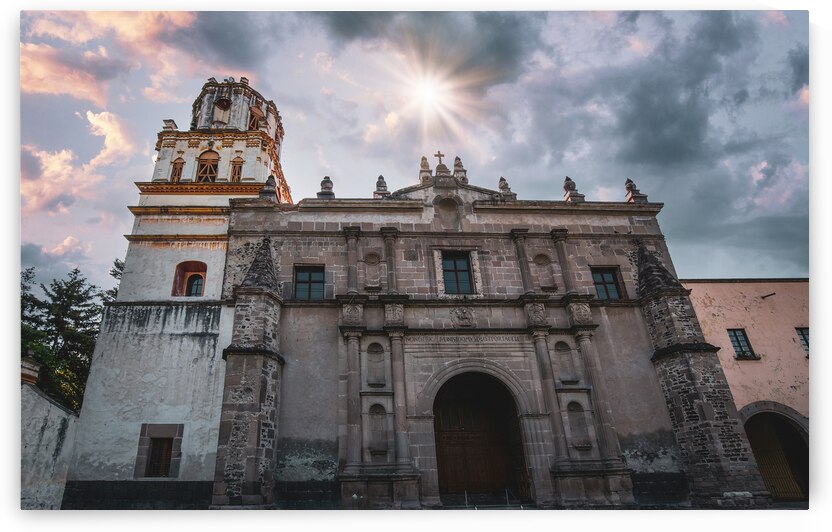 Parish of San Juan Bautista on Hidalgo square in Coyoacan by Elijah Lovkoff