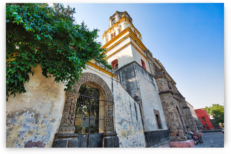 Parish of San Juan Bautista on Hidalgo square in Coyoacan by Elijah Lovkoff