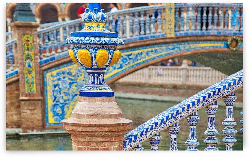 Plaza de Espana Seville a plaza in the Parque de María Luisa by Elijah Lovkoff