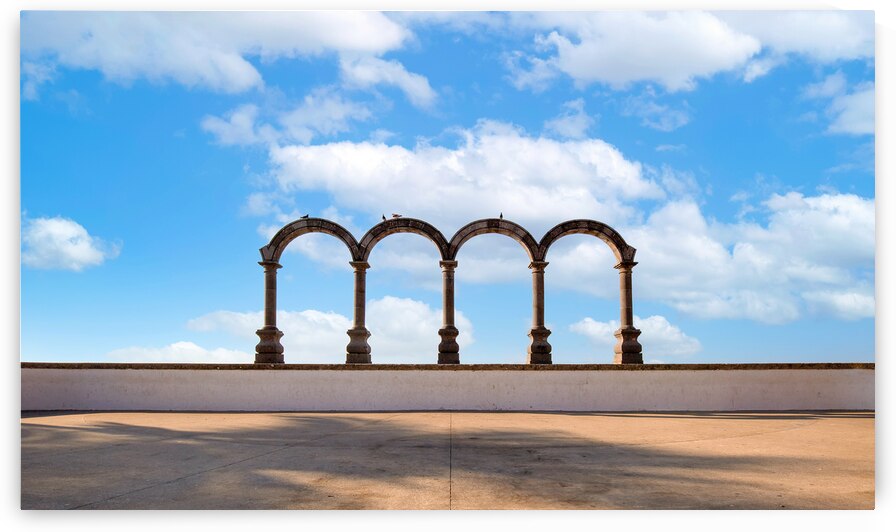 Famous Puerto Vallarta sea promenade El Malecon with ocean loo by Elijah Lovkoff