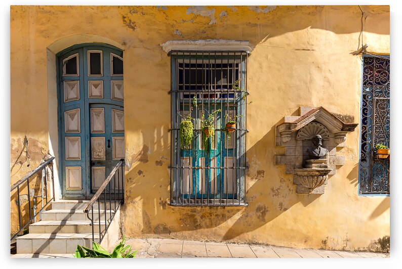 Scenic colorful Old Havana streets in historic city center   Havana Vieja   near Paseo El Prado and Capitolio. by Elijah Lovkoff