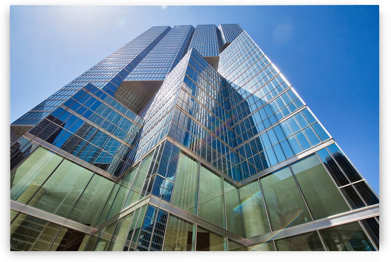 Toronto Canada March 1 2019: Scenic Toronto financial district skyline in city downtown by Elijah Lovkoff